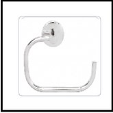 Trueliving_TOWEL RING_Metal Silver